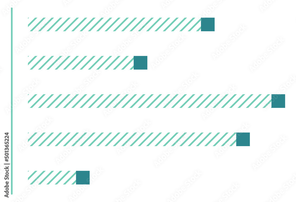 Poster bar chart icon. financial statistic data presentation