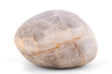 real big stone isolated on white background