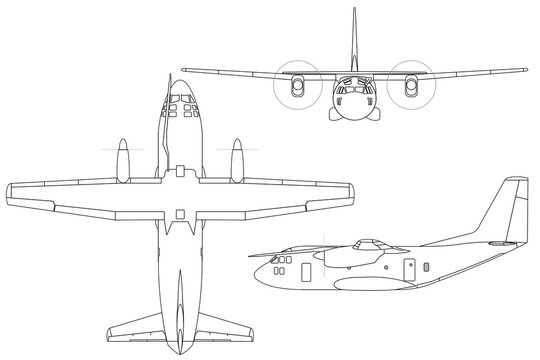 Avi&oacute;n de transporte bimotor C-27J Spartan