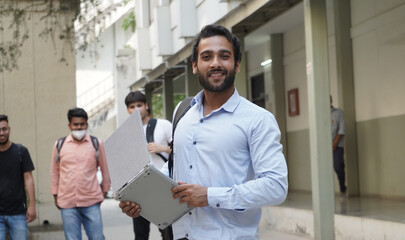 student with laptop images at university campus