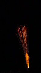 Diwali fire works. Diwali fire art