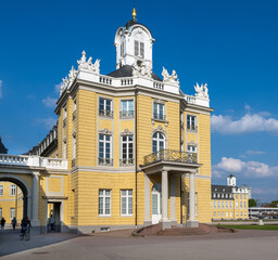 Fototapeta na wymiar Karlsruhe Castle, Karlsruhe, Baden-Wuerttemberg, Germany, Europe