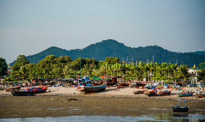 Local fishing port, Ban Bang Phra, Chonburi Province, Thailand