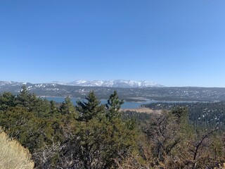 view of the mountains