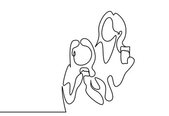 a mother and her daughter are holding a glass of milk or drinking water together