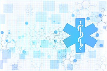 2d illustration medicine pharmacy sign snake
