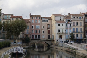 Fototapeta na wymiar Kanalhafen Narbonne