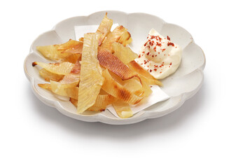 Eihire is a Japanese delicacy made by drying ray fins.