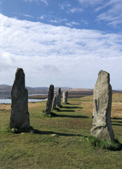 Callanish Standing Stones on the Isle of Lewis, Outer Hebrides, Scotland