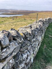 Rugged landscape of the Isle of Lewis, Outer Hebrides, Scotland, United Kingdom