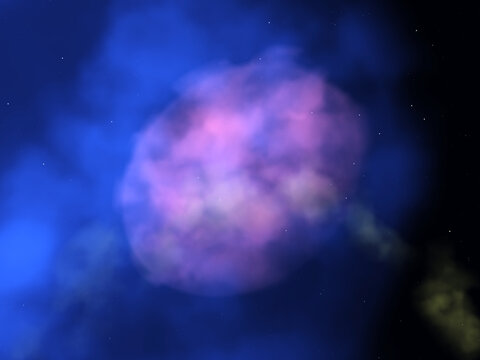 Planetarischer Nebel im Weltraum