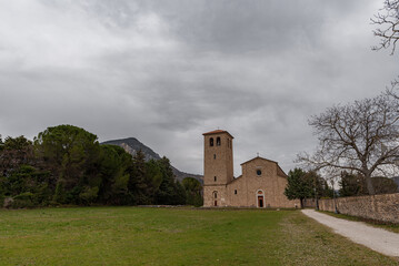 Rocchetta a Volturno, Molise. Benedictine Abbey of S. Vincenzo al Volturno.