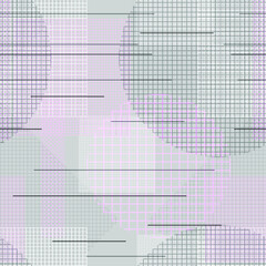 Abstract monochrome geometric background. Seamless vector pattern.