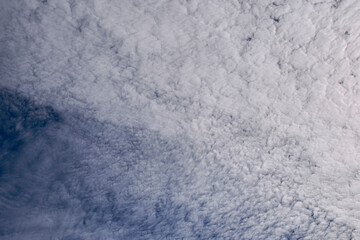 Fototapeta premium Blue sky full of white clouds, sunny day
