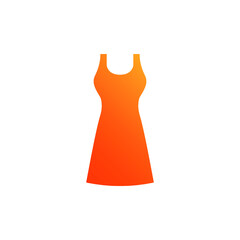 Dress isolated icon design template