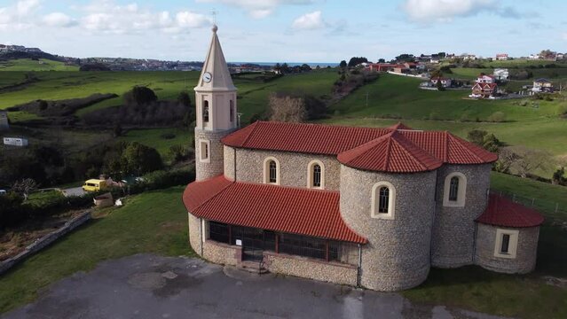San Esteban church in Cudon, Cantabria.