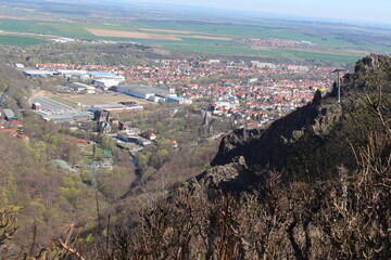Thale von oben 