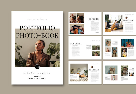 Portfolio Photo Book Layout