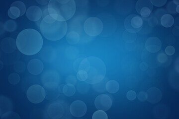Blue abstract bokeh background soft focus