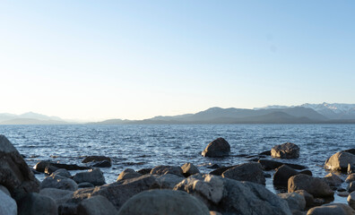 Sunset and Sky in Nahuel Huapi Lake, Bariloche
