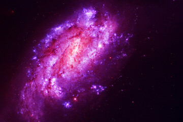 Naklejka na ściany i meble A beautiful spiral galaxy. Elements of this image furnished by NASA