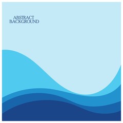 Abstract Water wave design background