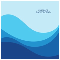 Abstract Water wave design background