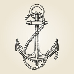 anchor with rope © Christian