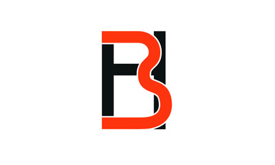 initials alphabet logo icon vector HB BH H B