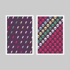Pop and colorful poster templates.
