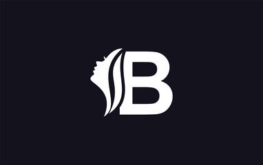 Obraz premium Beauty spa and hair logo, art and symbol design with the letter and alphabet