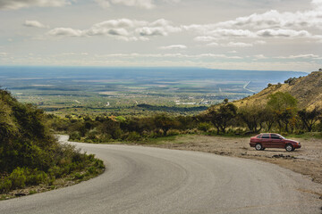 Fototapeta premium car on the road