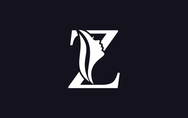 Beauty spa and hair logo, art and symbol design with the letter and alphabet