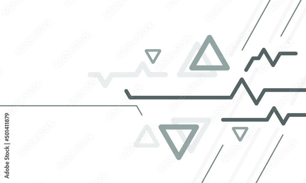 Fototapete triangle geometric abstract graphic background, dynamic geometric shapes compositions, flat and clea