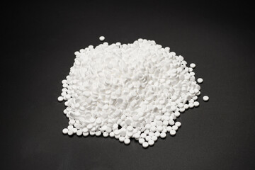 Sugar substitute pills isolated on white background.