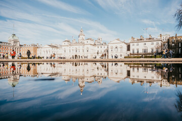 Naklejka premium Horse guards parade in central London