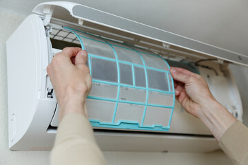 Air conditioner filter cleaning servise