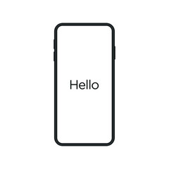 Smart Phone Icon, Smart Phone Vector, Smart Phone Outline, Phone Icon, Smart Phone Device, Vector Illustration Background