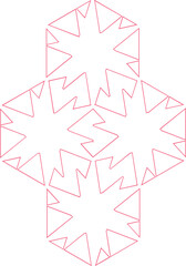 Módulo Hexagonal para Padrão Geométrico Contínuo 