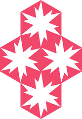 Módulo Hexagonal para Padrão Geométrico Contínuo 