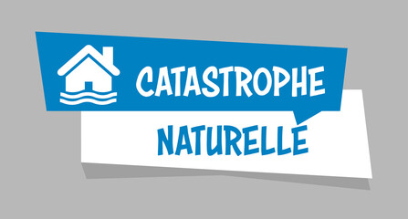 Logo catastrophe naturelle.