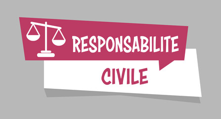 Logo responsabilité civile.