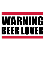 Balken Warning Beer 