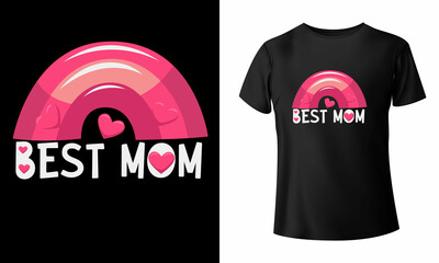 Happy Mothers Day t-shirt  and Mom T-shirt design, mom vector template Vector EPS File