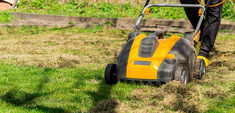 electric aerator for grass. Lawn aeration