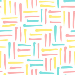 Vector seamless pattern with paint brush texture. Design for textile, wallpaper, wrapping paper, stationery.