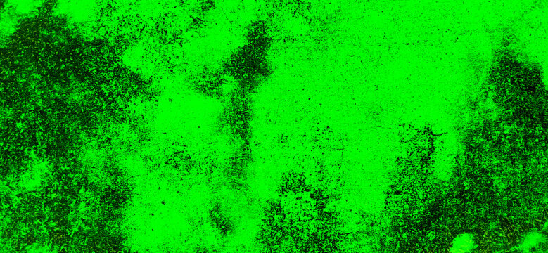 Abstract green grunge wall pattern