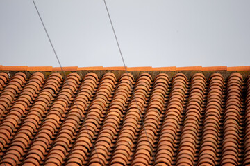 Techo de tejas coloniales