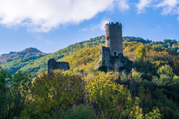 France, ardèche (07), la tour de Chadenac.