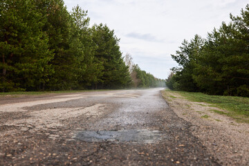 road in the countryside